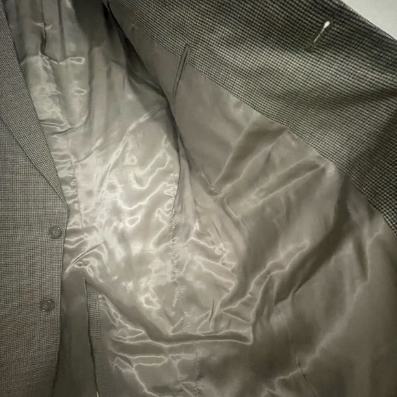 SALE 40R Jos A Bank mens wool jacket sport coat Houndstooth EUC - Picture 7 of 9